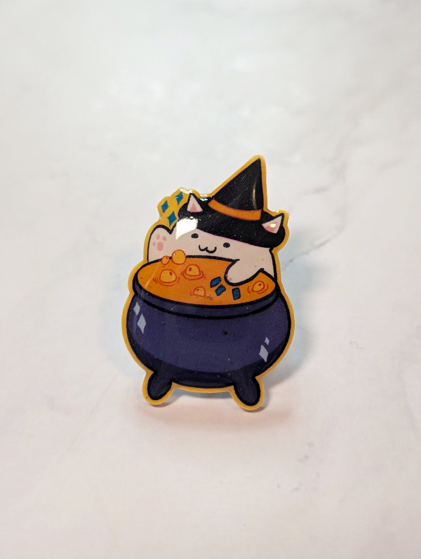 Witch Cat Pin