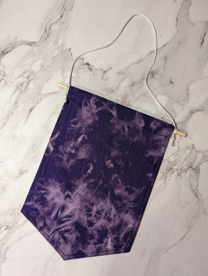 Purple Tie Dye Enamel Pin Banner - Large