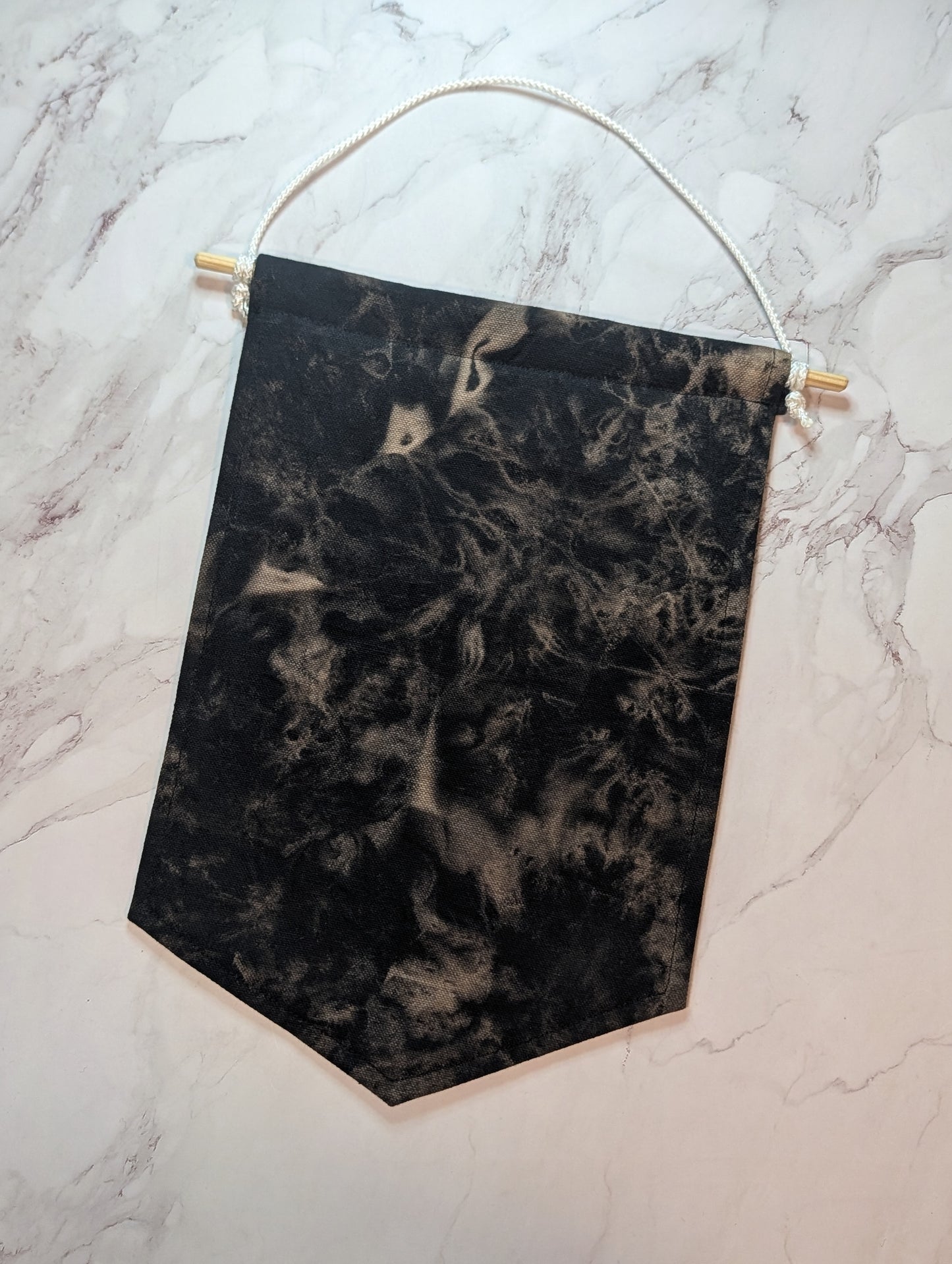 Black Tie Dye Enamel Pin Banner - Large