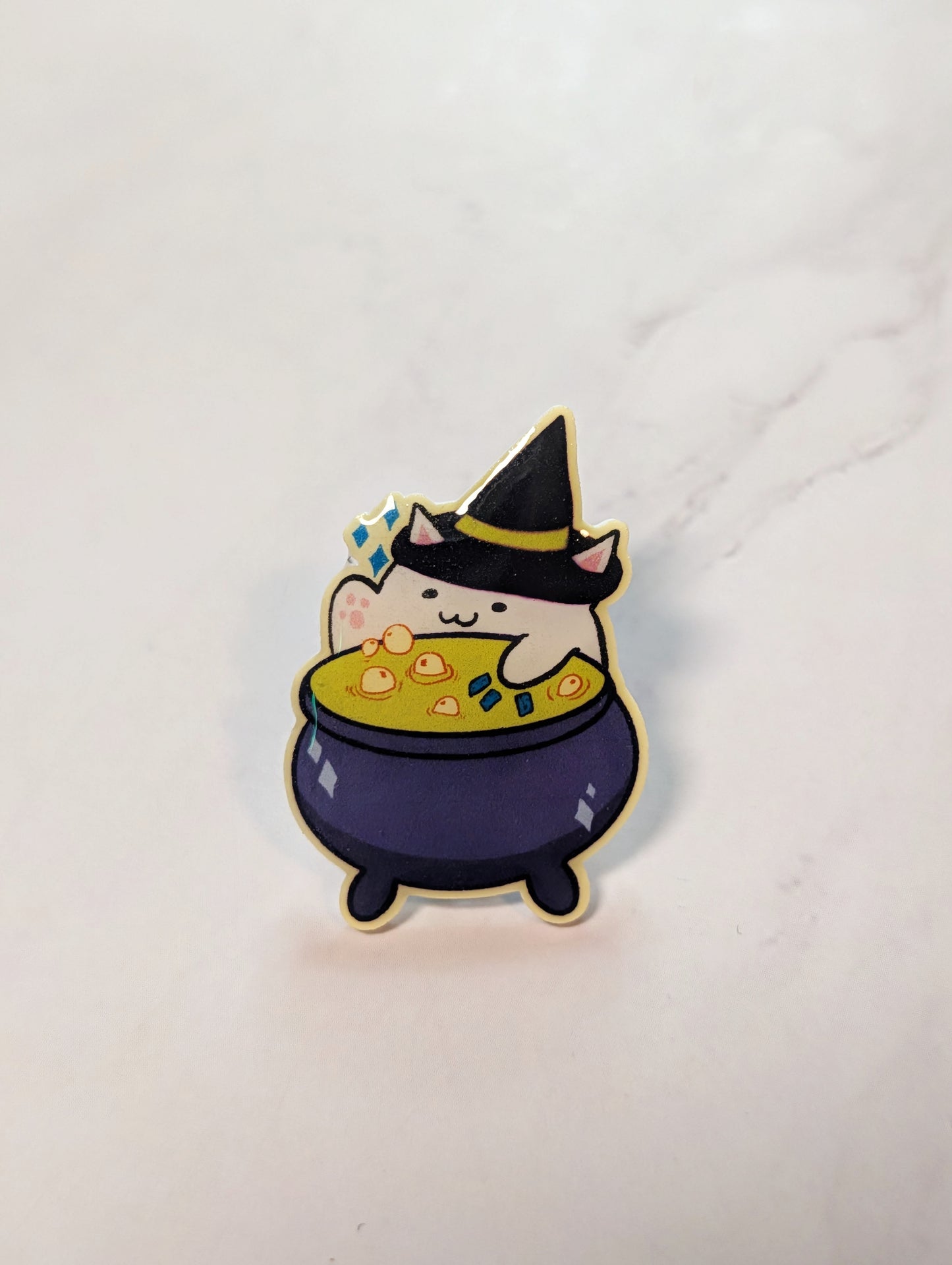 Witch Cat Pin