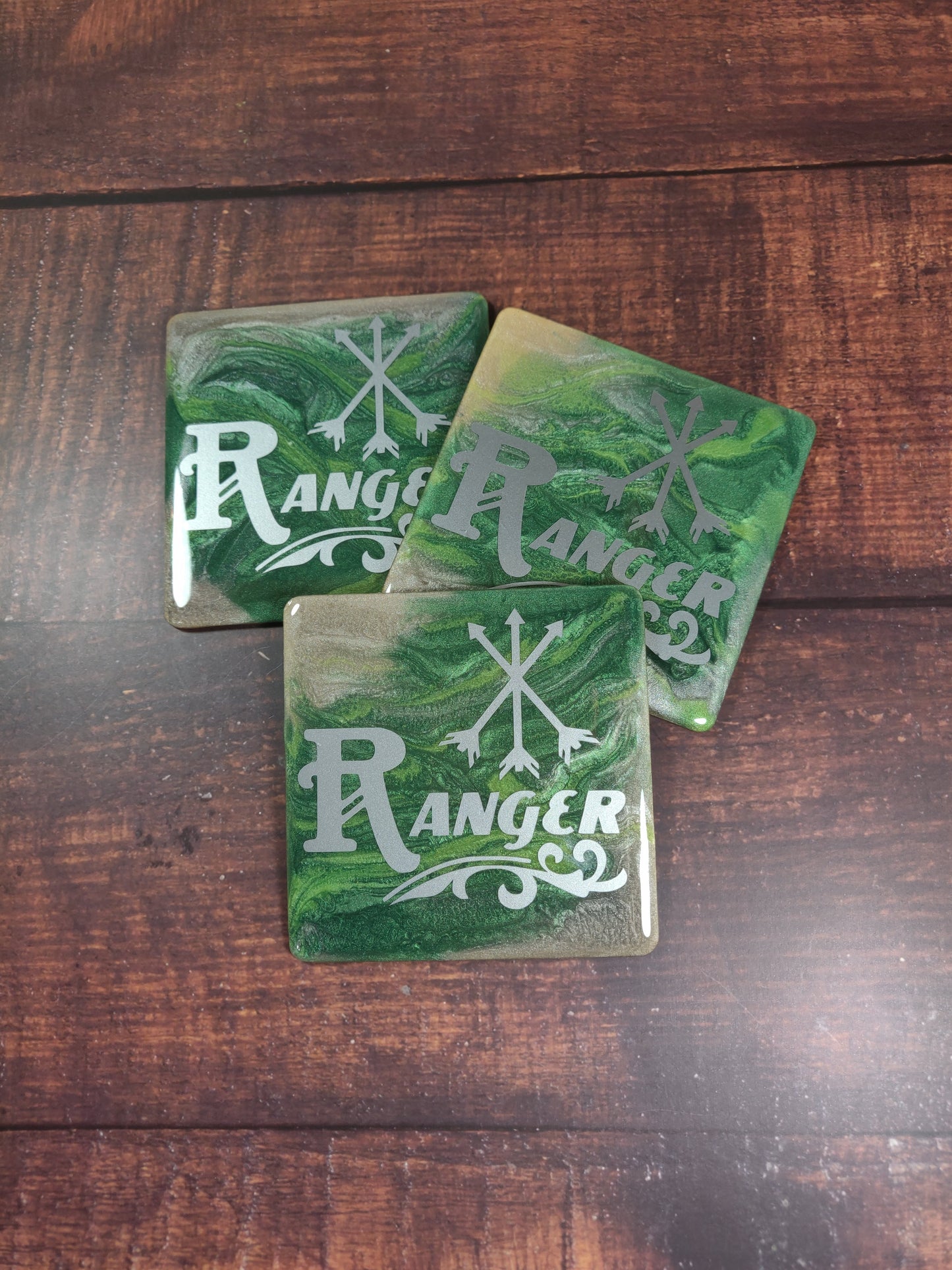 Build Your Party Resin Pour Coaster Set