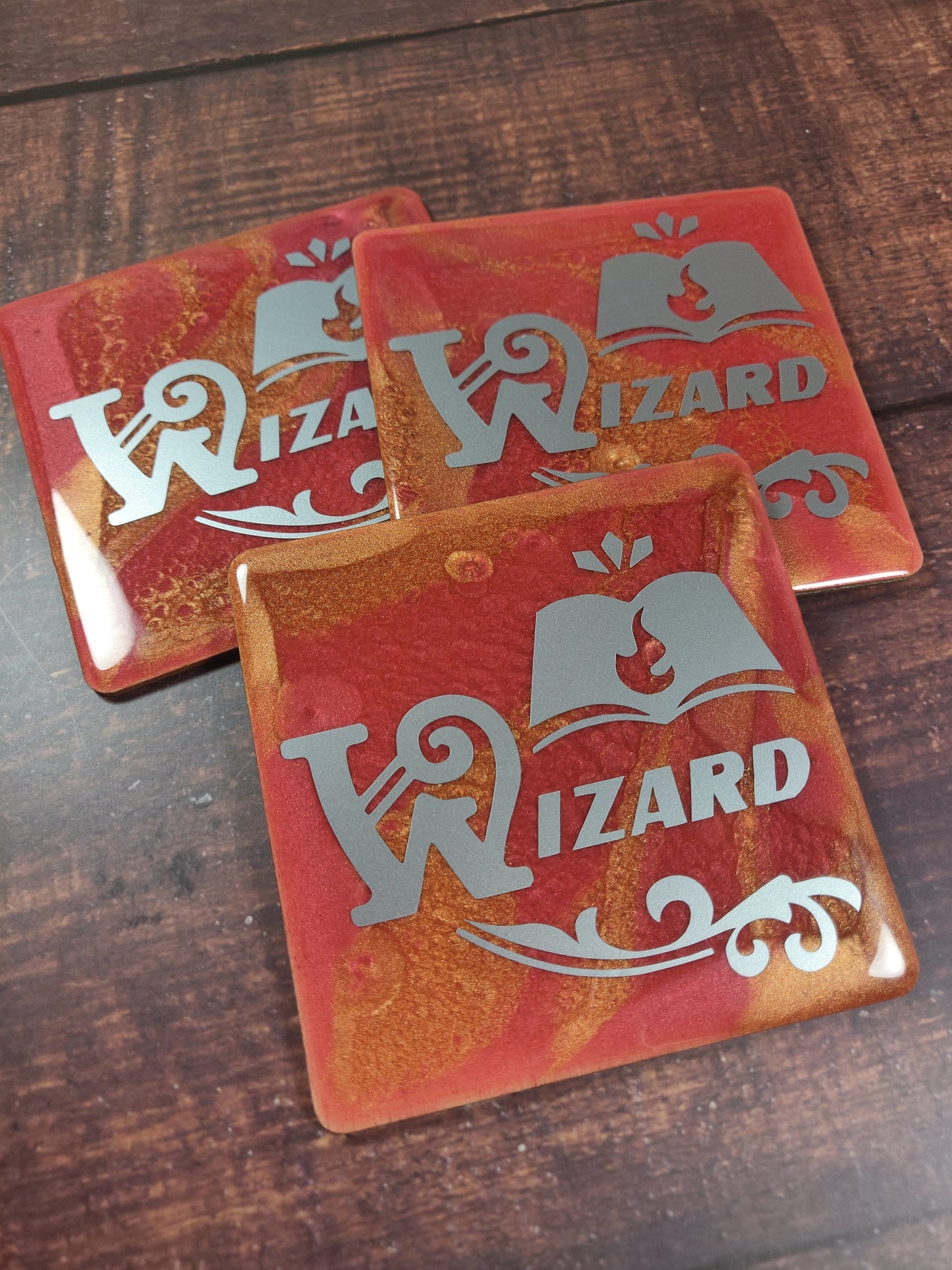 Build Your Party Resin Pour Coaster Set