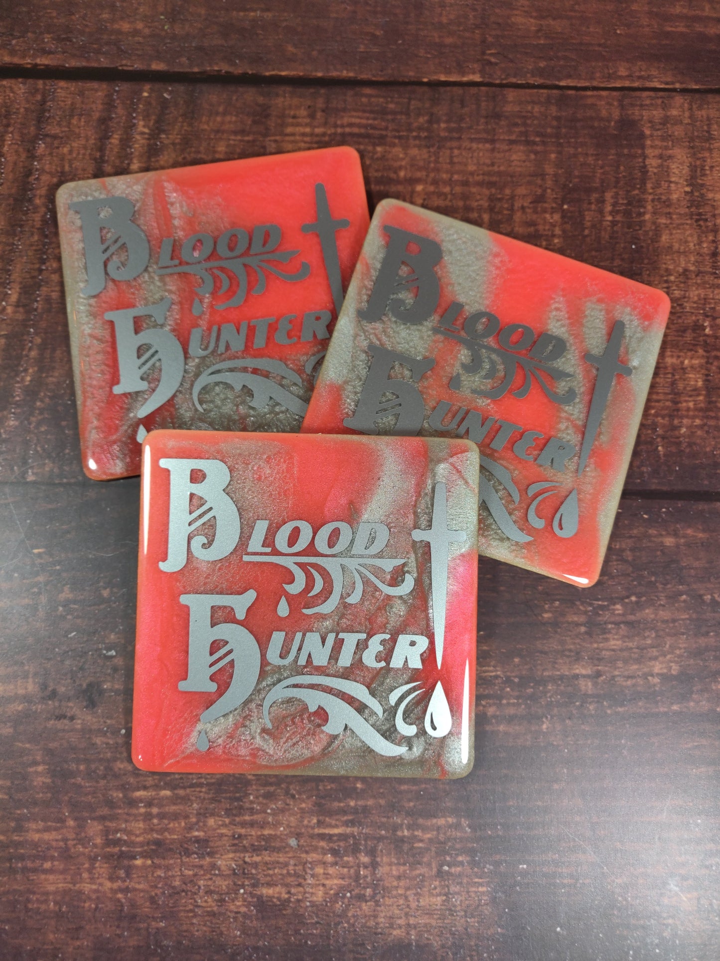 Build Your Party Resin Pour Coaster Set