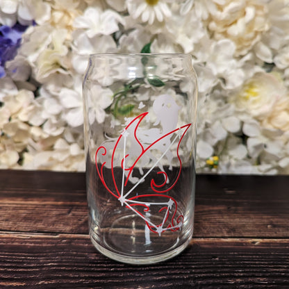 Hu Tao Burst Constellation Color Changing Glass Cup 16oz