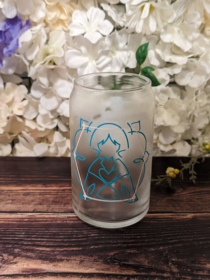 Wanderer Burst Constellation Color Changing Glass Cup 16oz